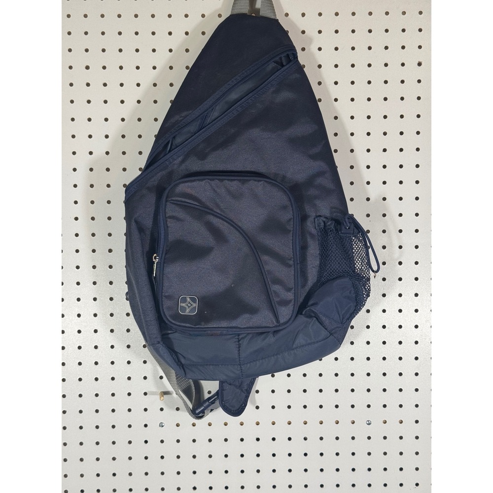Nylon Sling Backpack Navy Blue Crossbody Single Strap Bag 650030WM-SPE